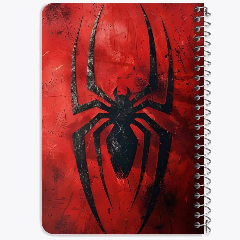 دفتر یادداشت 50 برگ خندالو طرح مرد عنکبوتی (Spider Man) کد F3947