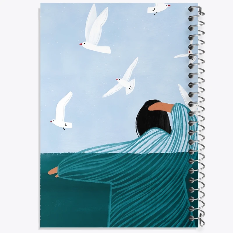 دفتر شطرنجی 50 برگ خندالو طرح دخترانه کد F8862