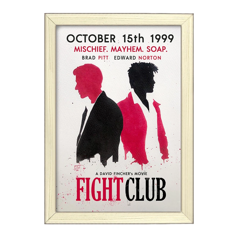 تابلو خندالو طرح باشگاه مبارزه (Fight Club) کد F11342