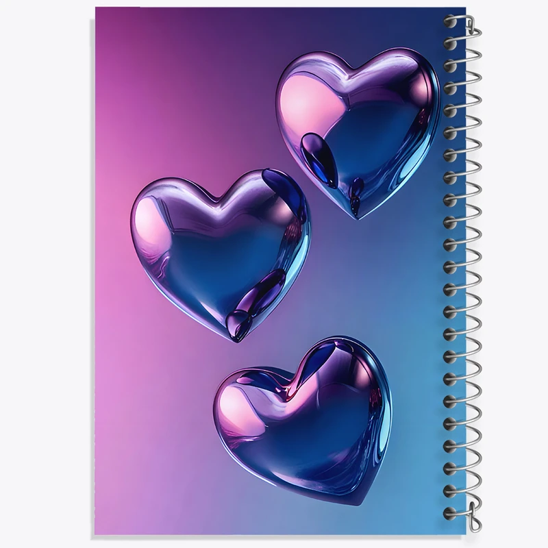 دفتر نقاشی 50 برگ خندالو طرح قلب  کد F9935