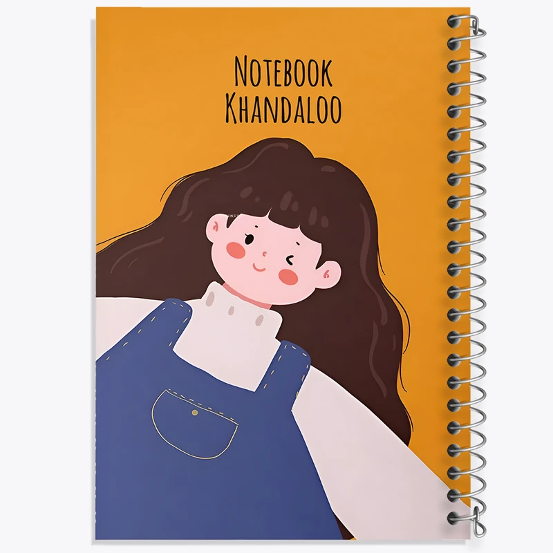 دفتر مشق 50 برگ خندالو طرح دخترانه کد N7159