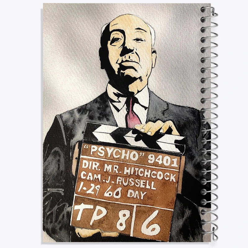 دفتر مشق 100 برگ خندالو طرح روانی هیچکاک (Psycho) کد F11459