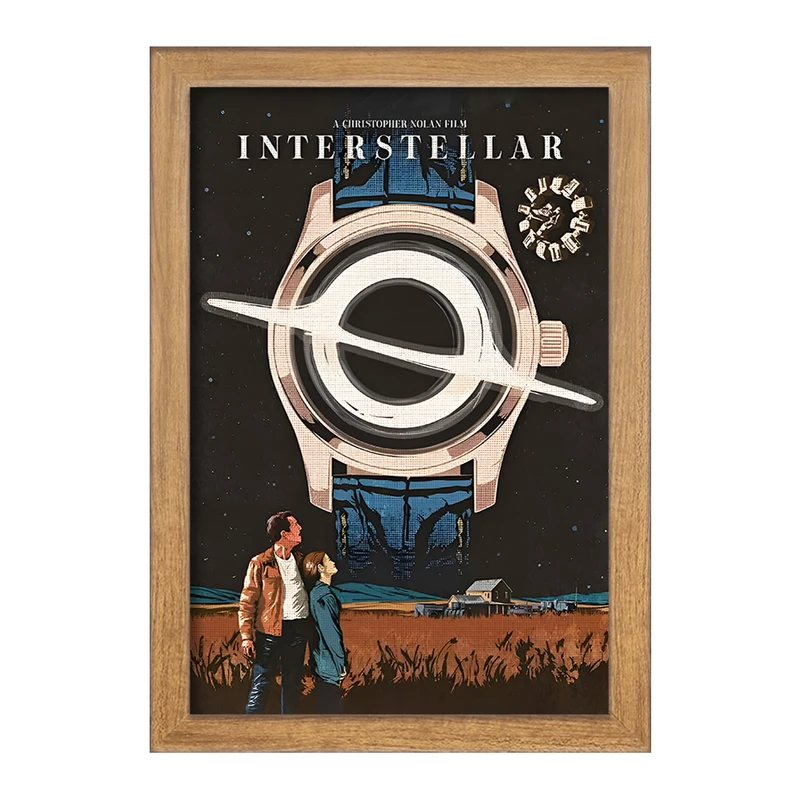 تابلو خندالو طرح میان ستاره ای (Interstellar) کد F14179