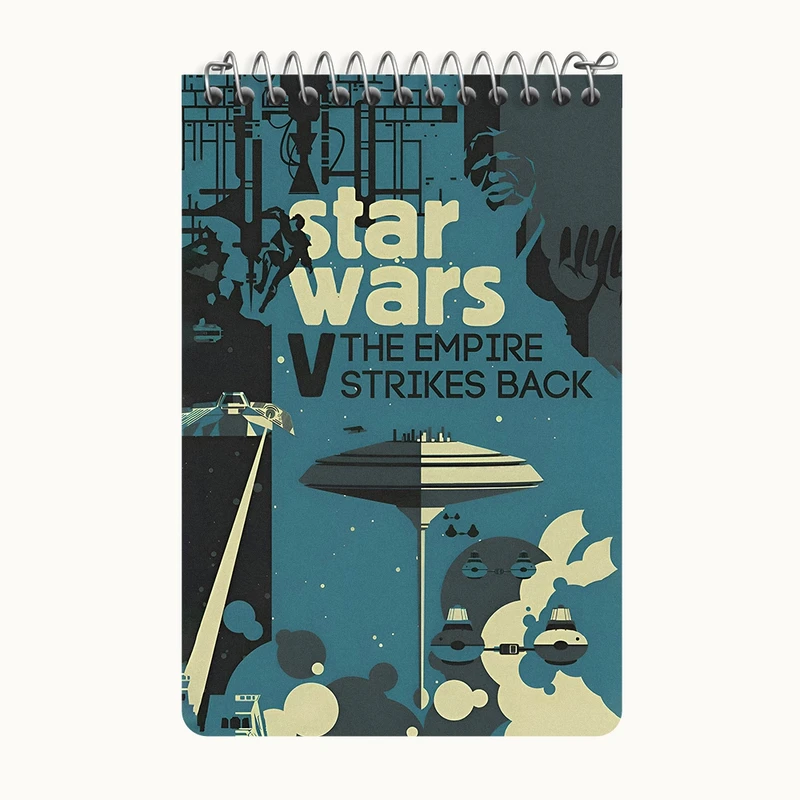 دفتر یادداشت 50 برگ خندالو طرح جنگ ستارگان (Star Wars) کد F10498