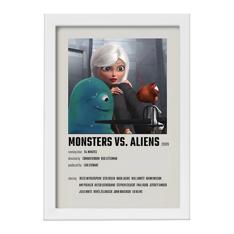 تابلو خندالو طرح هیولاها علیه بیگانگان (Monsters vs. Aliens) کد F13225