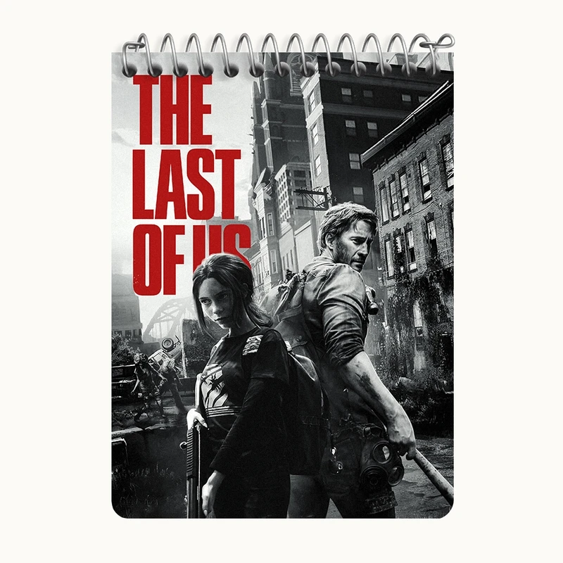 دفتر یادداشت 50 برگ خندالو طرح (The Last Of Us) آخرین بازمانده از ما کد N9314