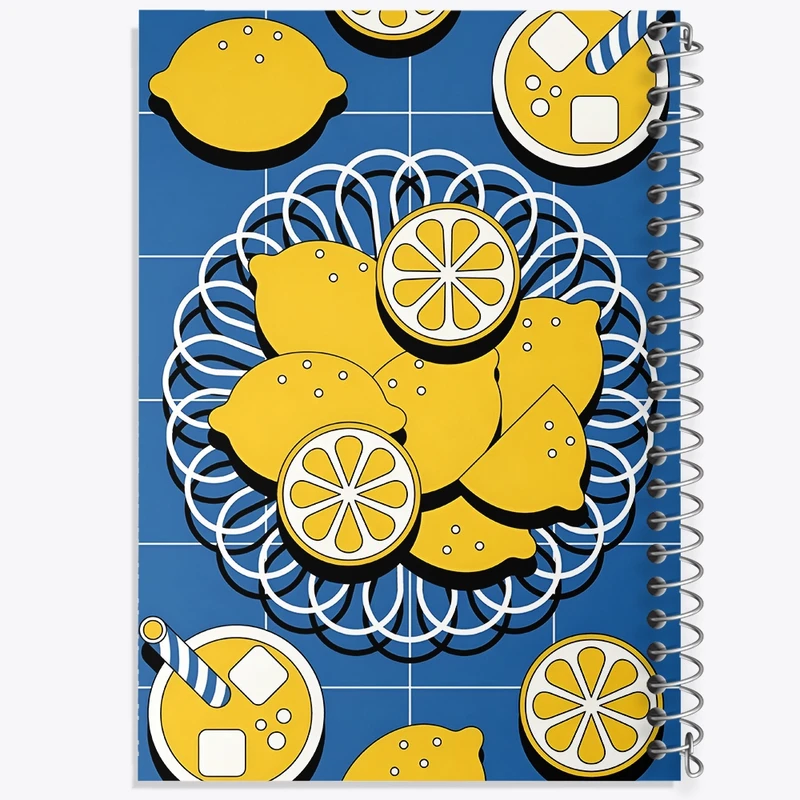 دفتر ژورنال نویسی 50 برگ خندالو مدل نقطه ای طرح لیمو کد N6855