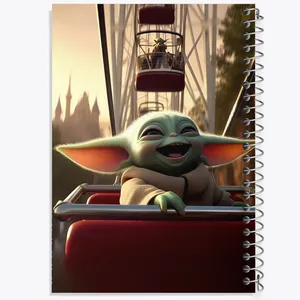 دفتر مشق 100 برگ خندالو طرح بیبی یودا کد F4420