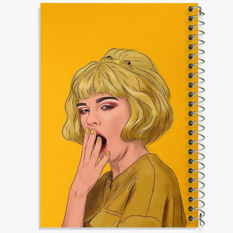 دفتر مشق 50 برگ خندالو طرح دخترانه کد F3279