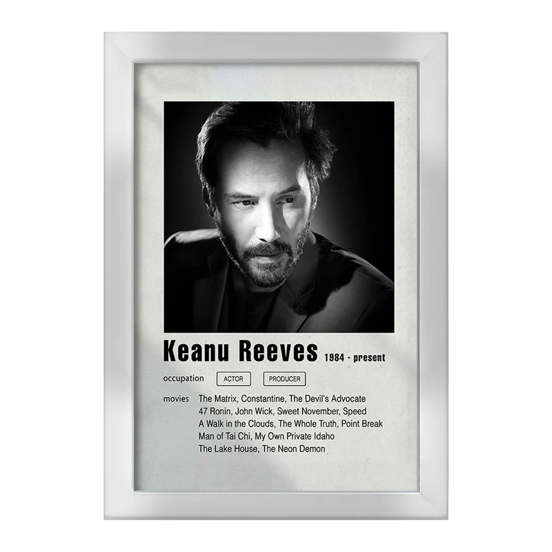 تابلو خندالو طرح کیانو ریوز (Keanu Reeves) کد F11208