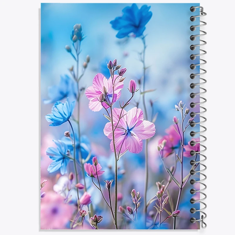 دفتر مشق 100 برگ خندالو طرح گل کد F10922