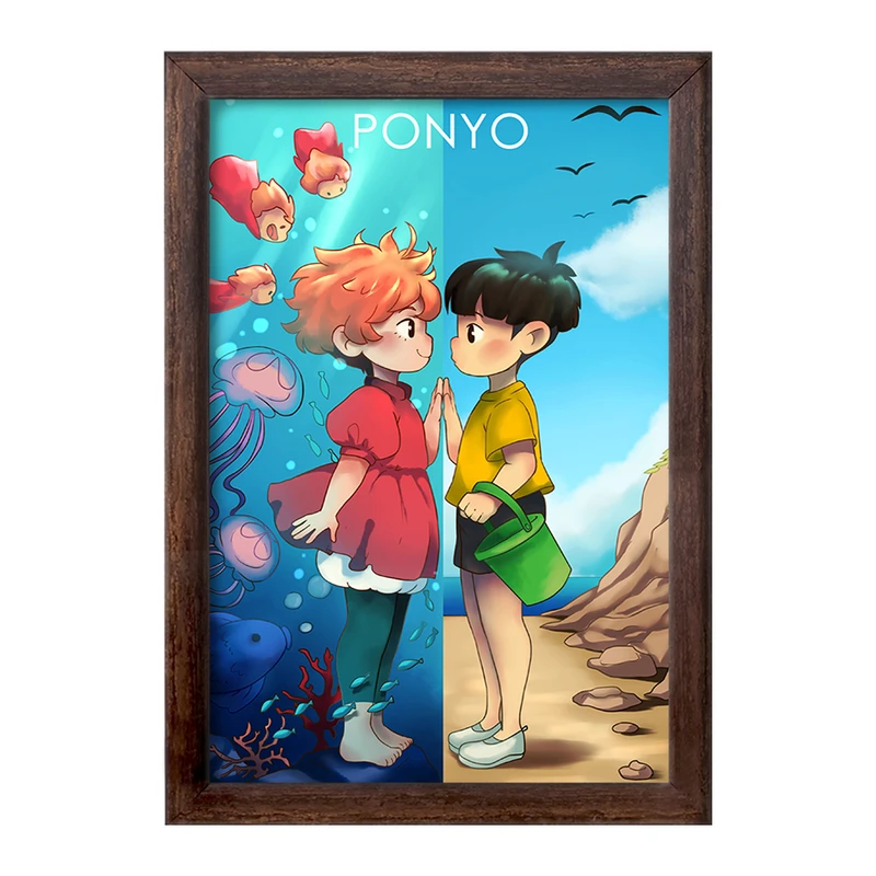 تابلو خندالو طرح پونیو Ponyo  کد 4895