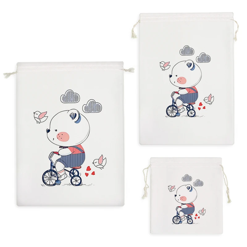 نظم دهنده خندالو مدل خرس بامزه کد H1439 مجموعه 3 عددی