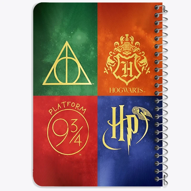دفتر یادداشت 50 برگ خندالو طرح هری پاتر (Harry Potter) کد N3154