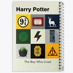 دفتر مشق 50 برگ خندالو طرح هری پاتر (Harry Potter) کد F13807