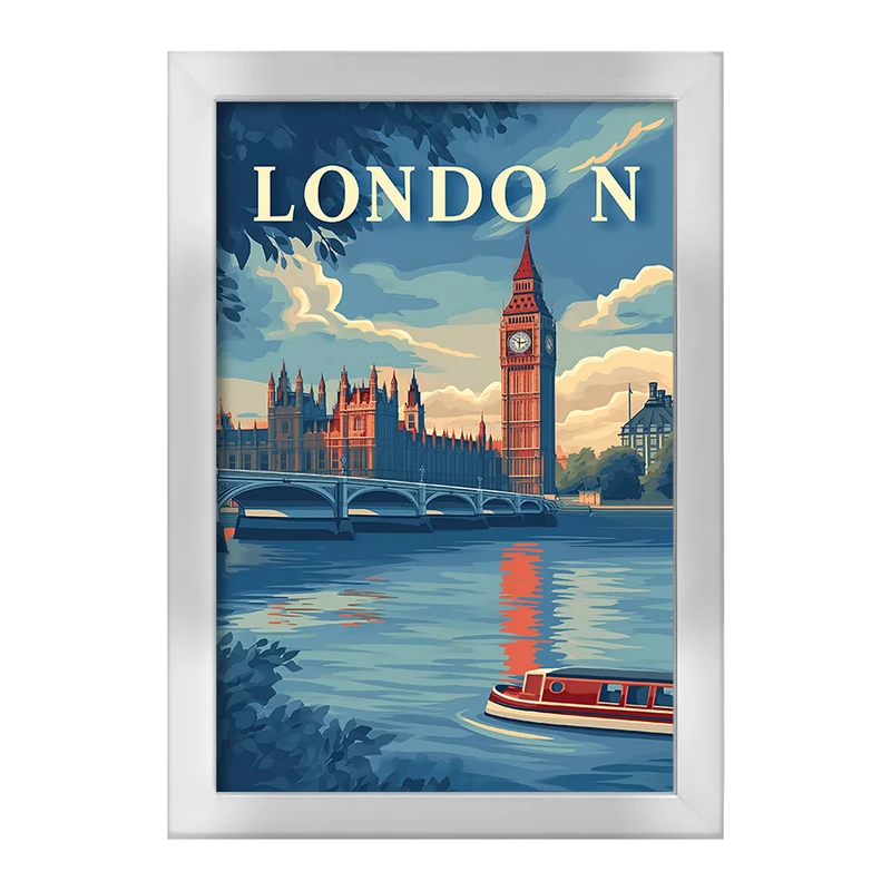 تابلو خندالو طرح لندن (London) کد F4940