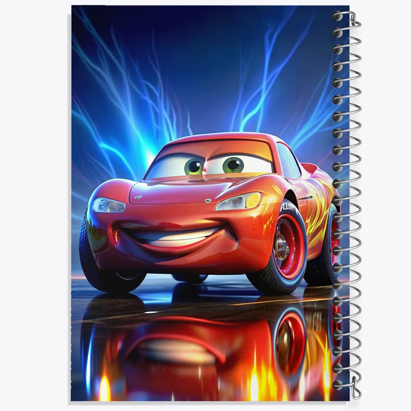 دفتر مشق 100 برگ خندالو طرح مک ‌کوئین کد F3159