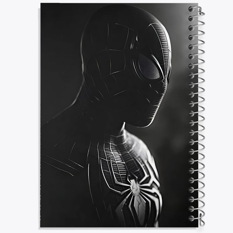 دفتر طراحی 50 برگ خندالو طرح مرد عنکبوتی کد F9169