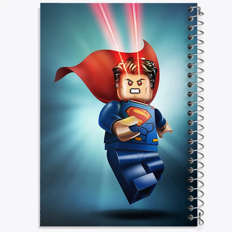 دفتر طراحی 50 برگ خندالو طرح سوپرمن (Superman) کد N2914