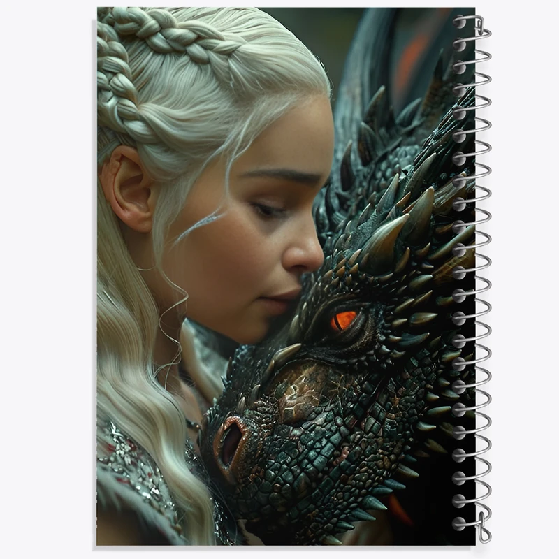 دفتر نقاشی 50 برگ خندالو طرح گیم اف ترونز (Game of Thrones) کد F11986