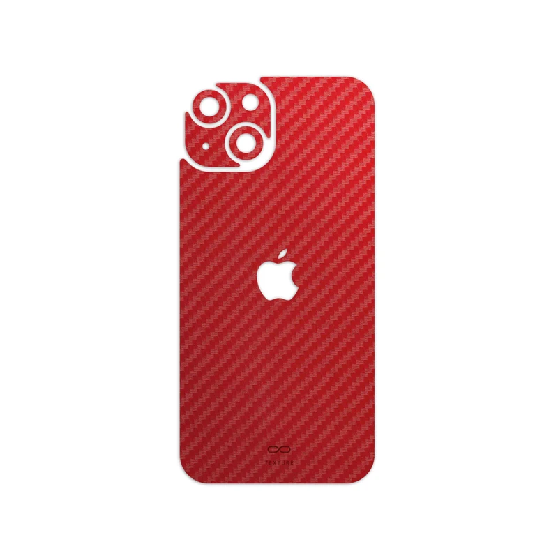برچسب پوششی ماهوت مدل Red-Fiber مناسب برای گوشی موبایل اپل iPhone 14