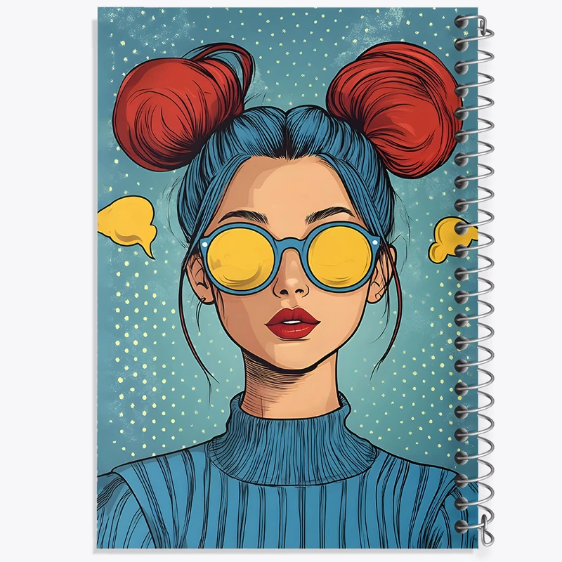 دفتر مشق 100 برگ خندالو طرح دخترانه کد F10450