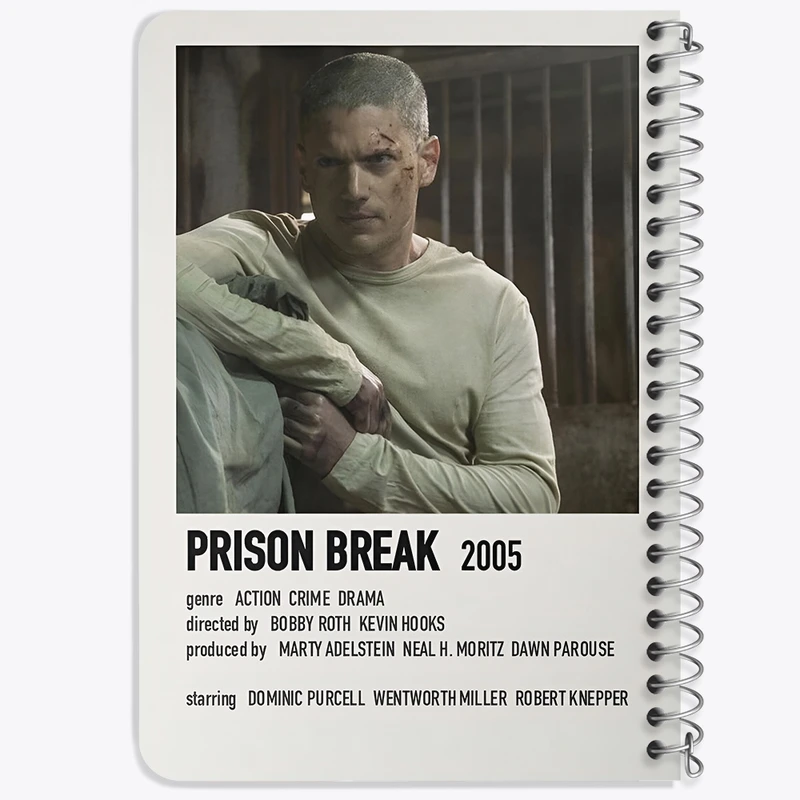 دفتر یادداشت 50 برگ خندالو طرح فرار از زندان (Prison Break) کد F13317