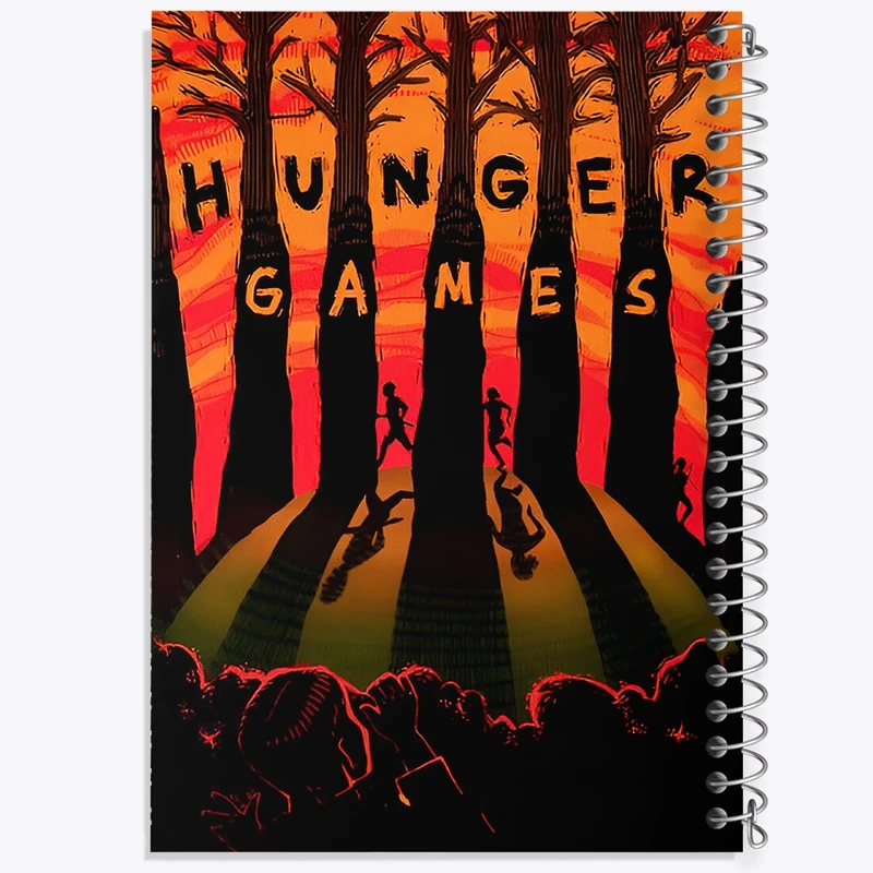 دفتر طراحی 50 برگ خندالو طرح بازی‌های گرسنگی (The Hunger Games) کد F8659