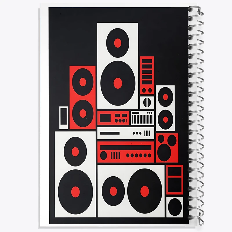 دفتر مشق 100 برگ خندالو طرح موسیقی کد F9703