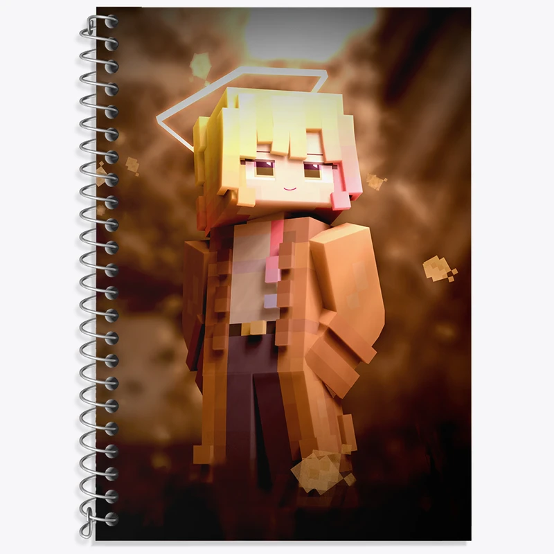 دفتر نت موسیقی 50 برگ خندالو طرح بازی ماینکرافت (Minecraft) کد N8773