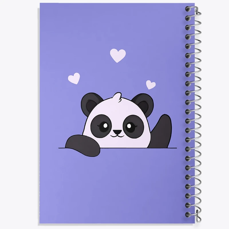 دفتر طراحی 50 برگ خندالو طرح پاندای بامزه کد N5973