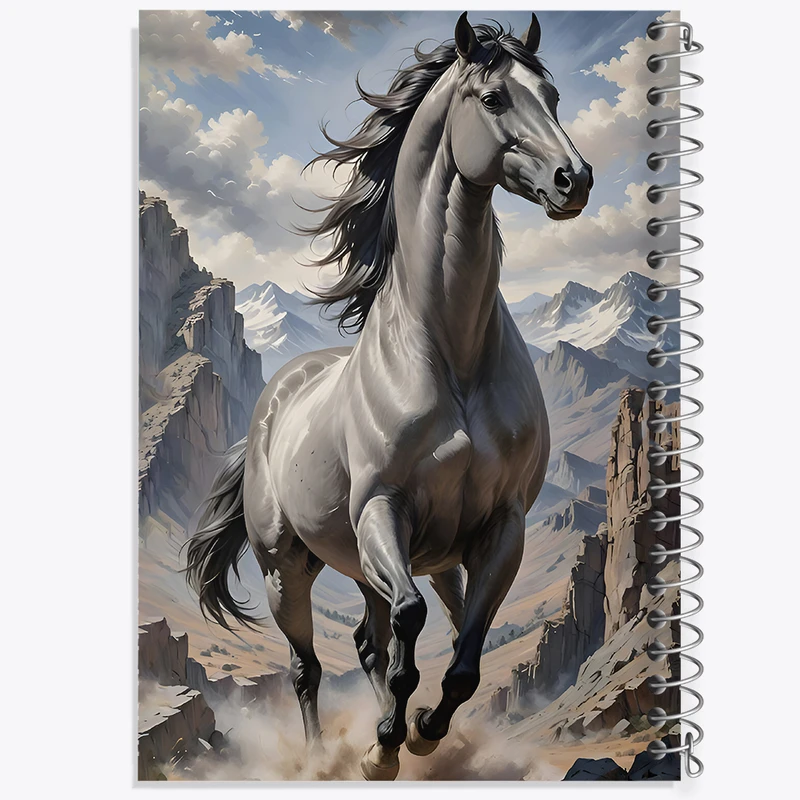 دفتر نقاشی 50 برگ خندالو طرح اسب کد F9250