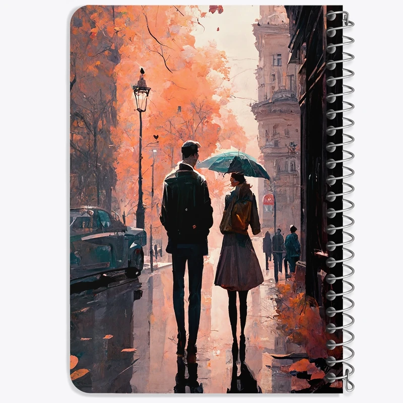 دفتر یادداشت 50 برگ خندالو طرح عاشقانه (Love) کد F709