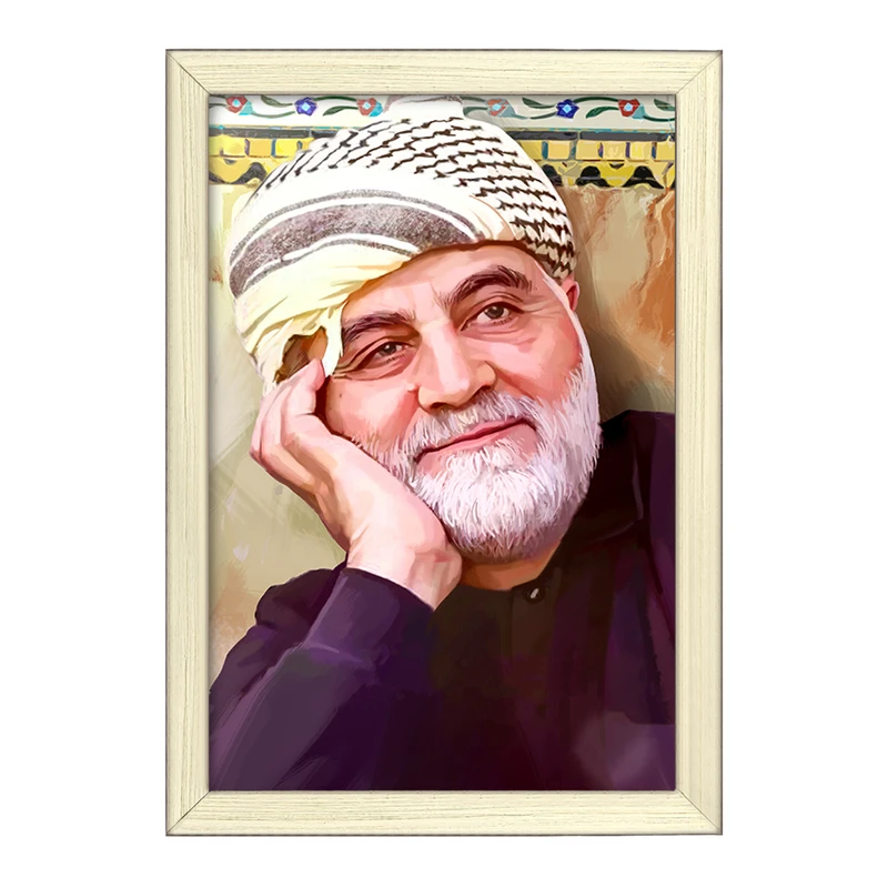 تابلو خندالو طرح سردار قاسم سلیمانی  کد 12598