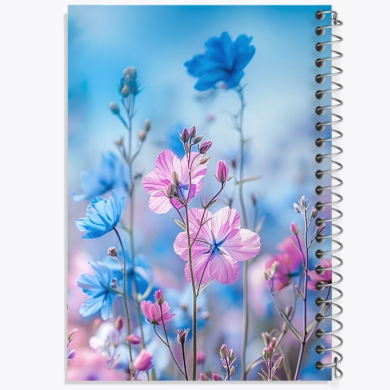 دفتر مشق 100 برگ خندالو طرح گل کد N6043