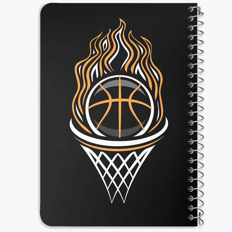 دفتر یادداشت 50 برگ خندالو طرح بسکتبال Basketball کد 26460