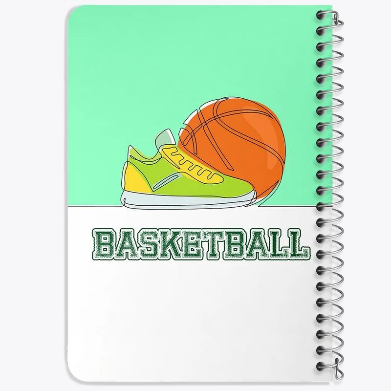 دفتر یادداشت 50 برگ خندالو طرح بسکتبال Basketball کد 26461