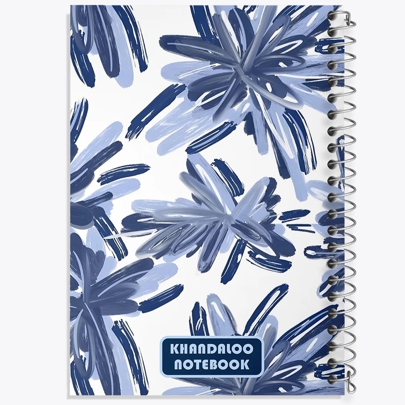 دفتر ژورنال نویسی 50 برگ خندالو مدل نقطه ای طرح گل کد N6113