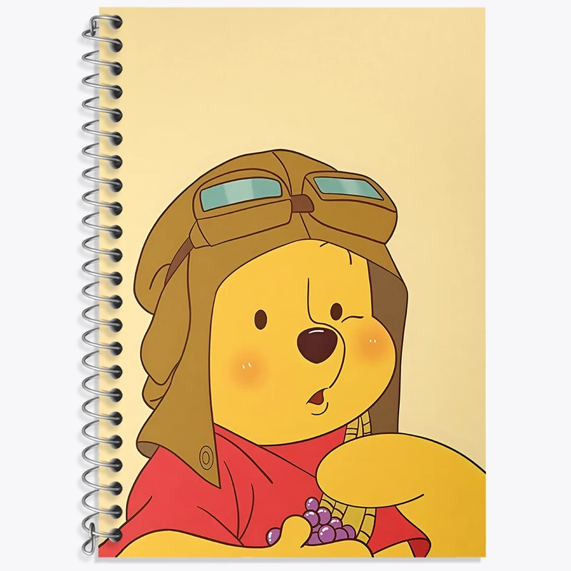 دفتر نت موسیقی 50 برگ خندالو طرح وینی پو (Winnie the Pooh) کد N6394