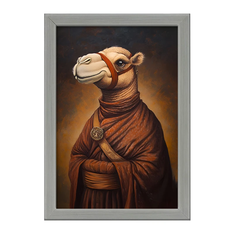 تابلو خندالو طرح شتر کد F11548