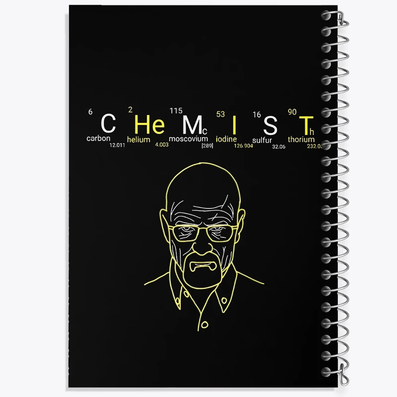 دفتر نقاشی 50 برگ خندالو طرح بریکینگ بد (Breaking Bad) کد N6952