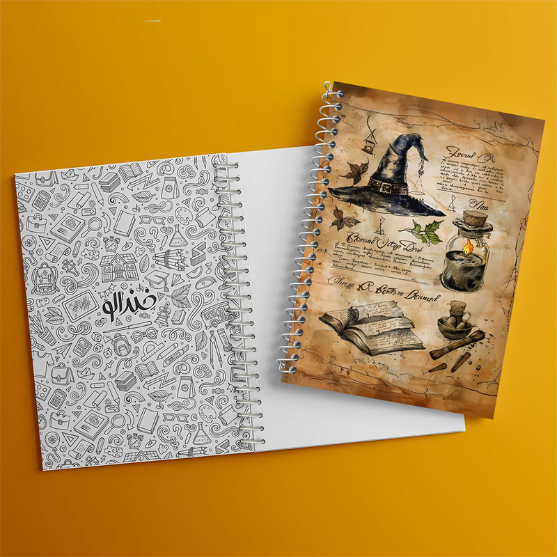 دفتر مشق 100 برگ خندالو طرح هری پاتر (Harry Potter) کد F10556