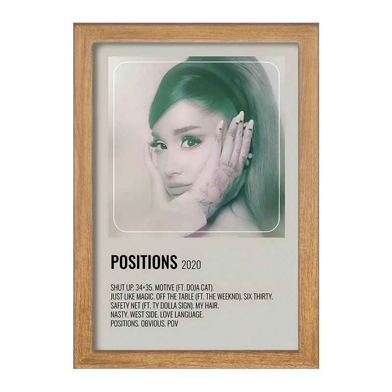 تابلو خندالو طرح آریانا گرانده (Ariana Grande) کد F14205