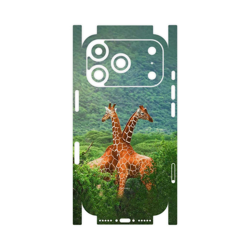 برچسب پوششی ماهوت مدل Giraffe-FullSkin مناسب برای گوشی موبایل اپل iPhone 17 Pro