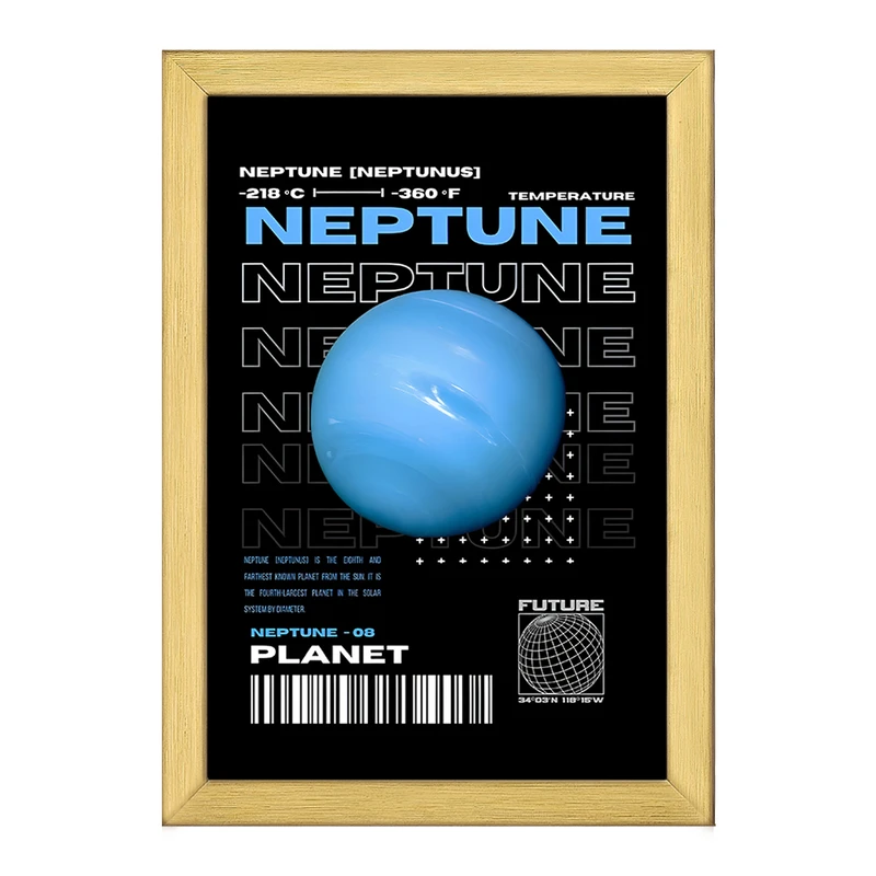 تابلو خندالو طرح نپتون (Neptun) کد F10661