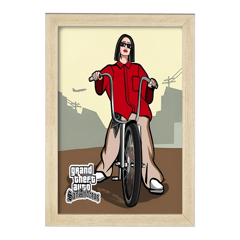 تابلو خندالو طرح جی تی ای (GTA) کد F13534