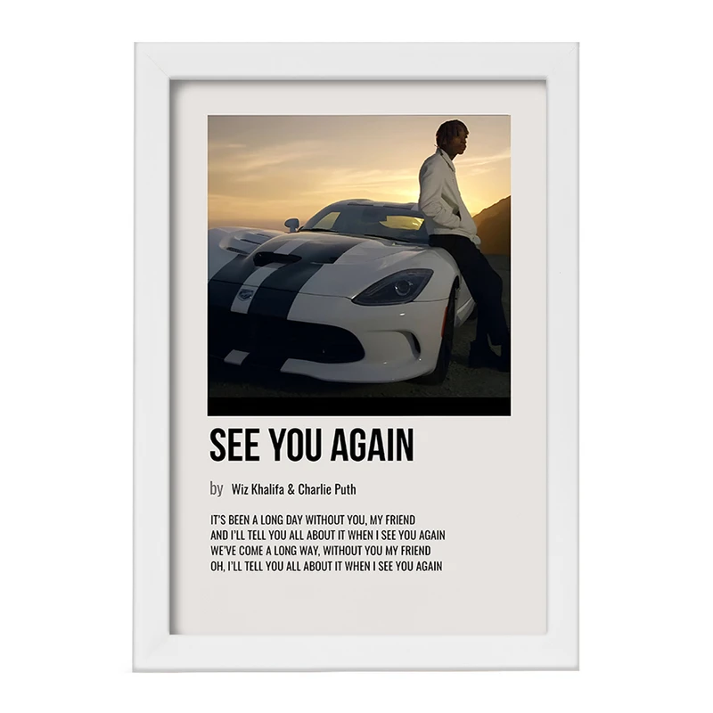 تابلو خندالو طرح آهنگ See You Again کد F13466