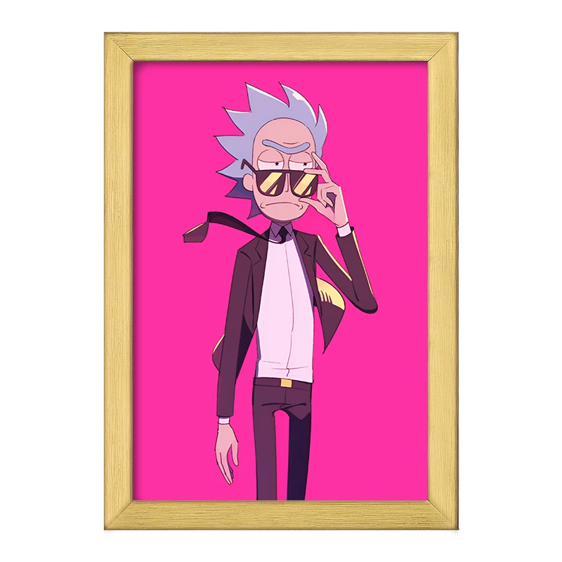 تابلو خندالو طرح ریک و مورتی (Rick and Morty) کد F4011