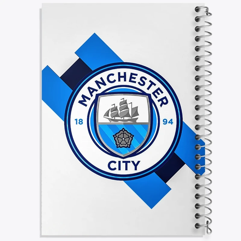 دفتر طراحی 50 برگ خندالو طرح باشگاه منچستر سیتی کد 26774