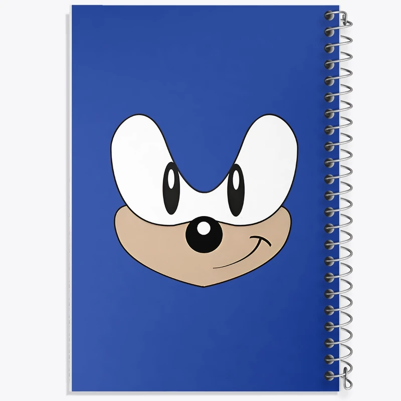 دفتر طراحی 50 برگ خندالو طرح سونیک (Sonic) کد N5211